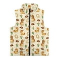 thumbnail image 4 of Uorisanigo Fleece Vest for Boys Girls Lightweight Sleeveless Zip Front Jacket Kids Vests Jackets Fuzzy Full Zipper Outwear Waistcoat Top Fashion Clothing, Camouflage Camo Oak Hunting Wood, 4 of 7