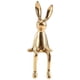 thumbnail image 1 of Rabbit Statues Ceramic Crafts Creative Shiny Modern Nordic Gold, 1 of 5