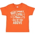 thumbnail image 3 of Inktastic Brave Smart Loyal Kind Fun Loved All of the Above Boys or Girls Toddler T-Shirt, 3 of 5