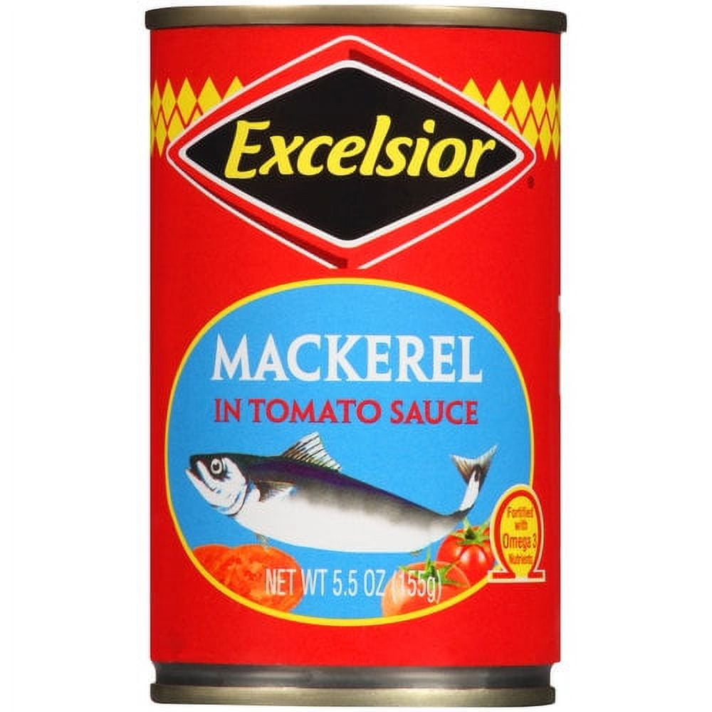 エマル5　コトリサマ Excelsior Mackerel in Tomato Sauce, 5.5 oz - Walmart.com