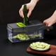 thumbnail image 4 of Cortador de verduras multifunciónpelador de patatas Manual con cuchillas para cortar en cubitos Ndcxsfigh Nuevos Originales, 4 of 8