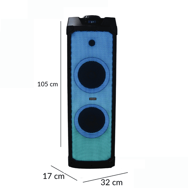 BOCINA AIWA 2000W Luz LED y Super Bass AWPOK200