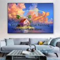 thumbnail image 4 of Póster de Bandai Classic Anime Dragon Ball Goku, lienzo de Kame House, pintura para pared, arte para habitación de niños, regalo de Navidad para niños, imagen HD, 4 of 5