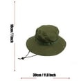 thumbnail image 3 of iHPH7 Sun Protection Hat Outdoor Hat Camo Bucket Hat for Men Hiking Hats for Men Hiking Accessories, A One Size, 3 of 3