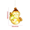 thumbnail image 3 of 1-Pieces Christmas Window Decorations - LED Battery Operated Christmas Lights, Light up Christmas Decorations with Suction Cup for Holiday Decor, C, 3 of 7