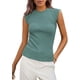 thumbnail image 1 of Camiseta PRETTYGARDEN de canalé sin mangas con manga corta ajustada M, 1 of 8