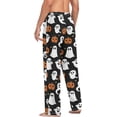 thumbnail image 5 of HPINK-T Multi- Halloween Ghost Pumpkin Pajama Pants for Men PJs Bottoms Sleep Lounge Pants with Pockets, 5 of 14