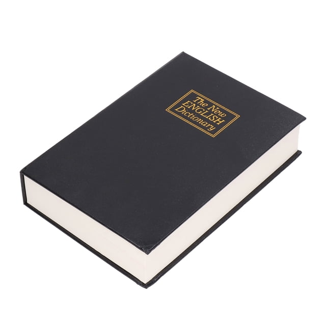 Caja fuerte para libros de desvío con cerradura de combinación, caja fuerte para libros de desvío, caja fuerte para libros de alta simulación, caja para esconder dinero, experiencia incomparable Jadeshay A
