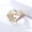 Gold, variant on Mother's Day Gift Hollow Heart English Letter Love Mom Rhinestone Butterfly Finger Ring Jewelry Gift