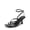 BLACK-PU-1, variant on Women’s High Stilettos Open Square Toe Ankle Strap Heels Sexy Comfort Strappy Dress Shoes Wedding Bridal Pumps Sandals