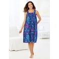 thumbnail image 6 of Dreams & Co. Plus Size Print Sleeveless Square Neck Lounger, 6 of 6