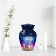 thumbnail image 6 of Owl Little Cremation Urn For Men And Women Ashes - Decorative Keepsake Blue Urns For Human Ashes For Male & Female - Moon Little Urns For Girl - Purple Small Urn For Adults 3 Inch, 6 of 7