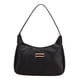 thumbnail image 3 of Bolso de hombro para mujer, moderno, con cierre de cremallera, para llevar debajo del brazo. Negro, 3 of 9