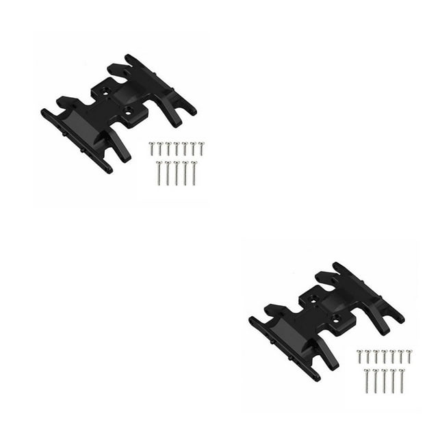 ZLight RC Car Metal Gear Box Base Mount Holder 1/24 Model Upgrade Spare Part Screws Set Modified Replacement for Axial SCX24 AXI00001 Black 2Set