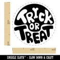 thumbnail image 2 of Halloween Trick of Treat Self-Inking Rubber Stamp Ink Stamper - Fuchsia Ink - Medium 1 Inch, 2 of 7