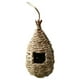 thumbnail image 2 of Fiudx Liquidación navideña Casa de colibrí tejida a mano, nidos de pájaros creativos, hibisco, simulación de césped, casa de pájaros, decoración colgante de jardinería, 2 of 7