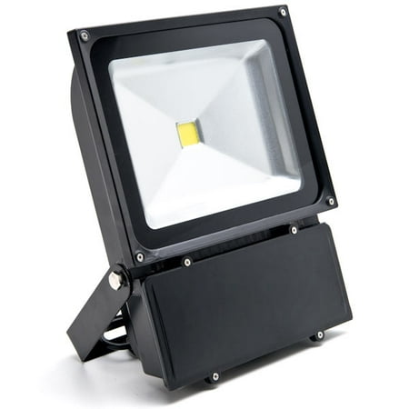 Biltek 80W LED Flood Light Cool White High Power Outdoor Spotlights Industrial Lighting Home Security Lighting Outdoor House Business Surveillance Safety Wall Washer High Building Billboard Garden