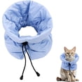 thumbnail image 1 of Cat Recovery Collar, Soft Adjustable Cat Cone, Waterproof Collars For Cats Kittens Puppies For After Surgery Stop Licking, 1 of 5