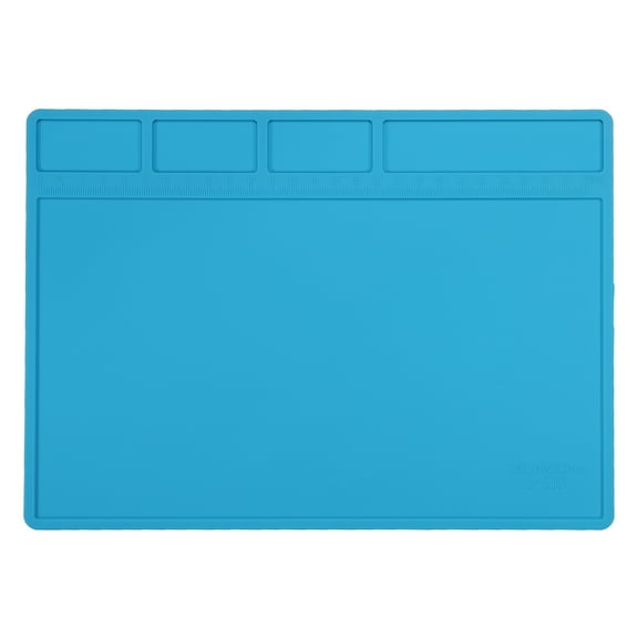 Silicone Soldering Mat Heat Insulation 932F 11" x 8" Electronic Repair Work Mat for Solder Iron Station Workbench