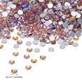 thumbnail image 2 of Uxcell 1440Pcs Glass Diamante Rhinestone, Man Made Gems AB Champagne 1.5-1.7 mm, 2 of 6