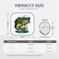 thumbnail image 3 of Saiise Big bass fish for Foldable Car Sun Shades (2-Pack) Offer Sun Protection with an Easy-fold Design for Convenient Windshield Shading-Medium, 3 of 6