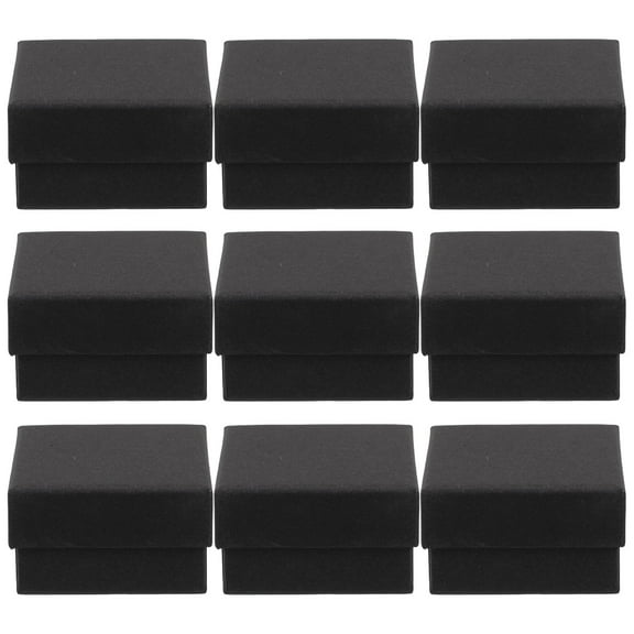 KAKOWELY 10Pcs Jewelry Box For Necklace Ring Display Case Gifting