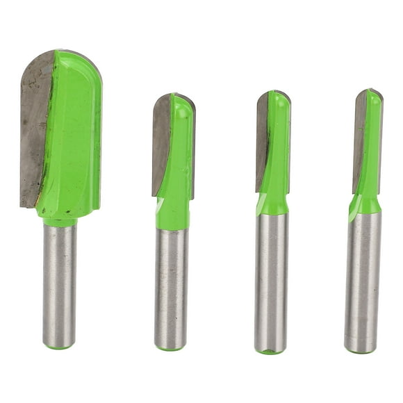 Oubit Carving Router Bit,4PCS Core Box Bits Shank Router Bit Round Bottom Router Bit Meticulously Designed