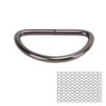 thumbnail image 3 of 100 Uds anillos D Collar de perro anillos de Metal D para correas de pecho de perro accesorios de maletas para mascotas, 3 of 8
