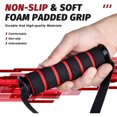 thumbnail image 4 of NETSENG Exercise Handle, Replacement Fitness Equipment for Pilates, Yoga, Strength Trainer, Pull Down Home Gym Red, Working Out Handle, 4 of 5