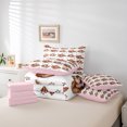 thumbnail image 6 of Castle Fairy Girls Cowgirl Bow Hats Twin Bedding Sets,Stars Print Bedding Comforter Set, 6 of 8