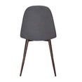 thumbnail image 7 of Homycasa Grey Fabric Upholstered Kitchen Chairs-Comfortable Seat, 7 of 7