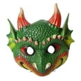 thumbnail image 1 of Dragon Effrayant pour Enfants Demi-Couverture pour Accessoire Photo Mariage Carnaval Vert, 1 of 8