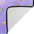 thumbnail image 5 of SKYSONIC Sparkling Rainbow Golden Non-Slip Area Rug, Floor Carpet Comfort Floor Mats Decor for Indoor Front Porch Living Room Bedroom Kitchen, 36"x24", 5 of 5