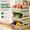Pebble Gray, variant on Wood Potato Onion Storage Bins, Set of 3 Stackable Wooden Produce Baskets for Kitchen Pantry Organization, Fruit and Vegetable Storage Crates with Hidden Handles