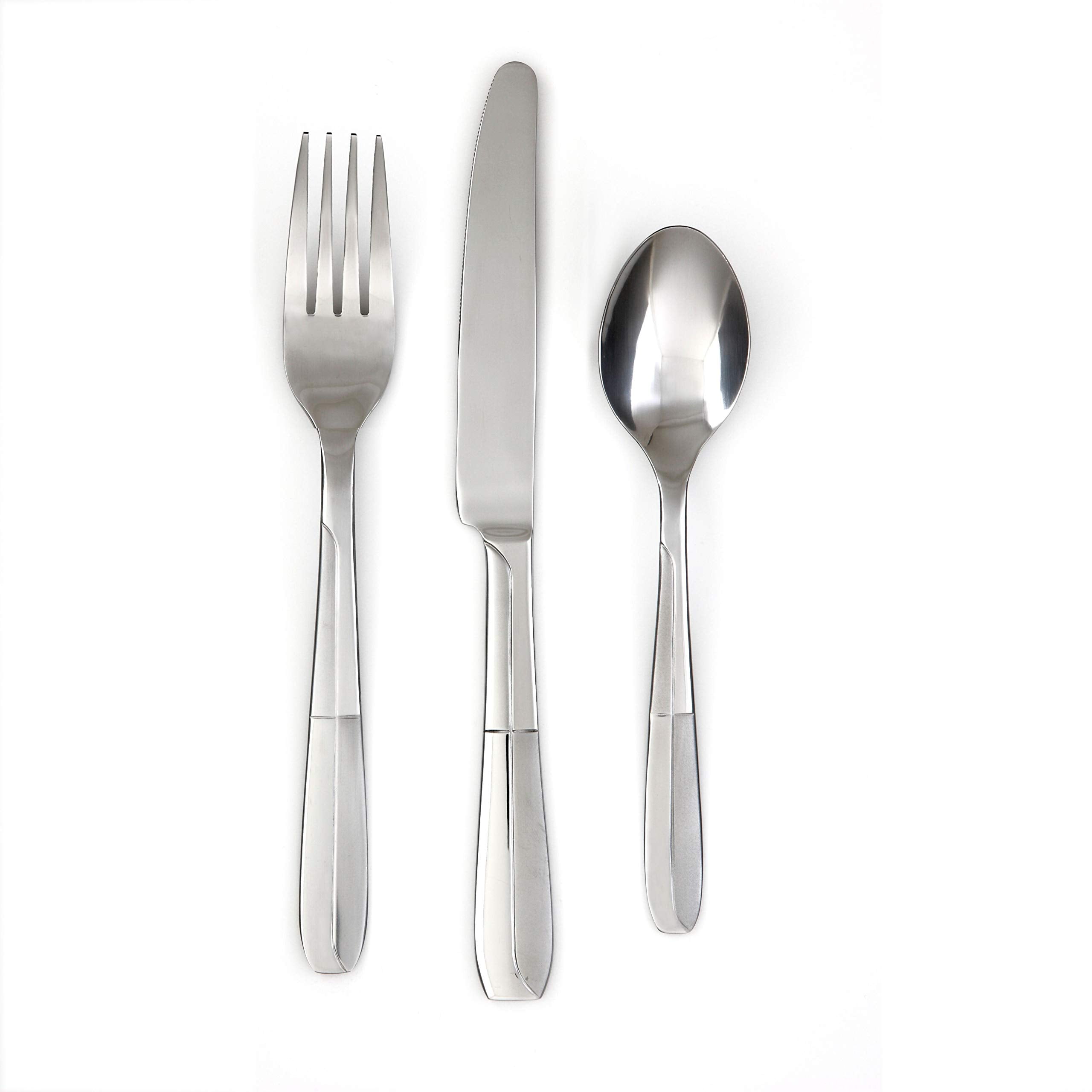 Cambridge Silversmiths ASHER SAND 12Piece Flatware Silverware Set, 18/