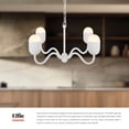 thumbnail image 4 of Alora Lighting CH558427BGOP Effie 4 Light 27" Wide Chandelier - Brushed Gold / Opal Glass, 4 of 7
