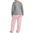 thumbnail image 2 of Mayfair Women's and Women's Plus Minky Fleece 2-Piece Pajama Set, 2 of 4