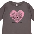 thumbnail image 4 of Inktastic Doodle Mom Girls Long Sleeve Toddler T-Shirt, 4 of 5