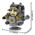 thumbnail image 2 of MOOXI Toilet G-Man Toilet Man Action Figure Building Set,Classic Creative Building Blocks Children Kit,Gifts for Kids(339pcs), 2 of 6