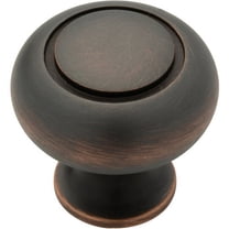 Venetian Bronze Grooved Knob - 31mm
