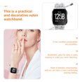 thumbnail image 4 of Smartwatch Band Adjustable Watch Belt Nylon Watch Strap Compatible for Versa, 4 of 8