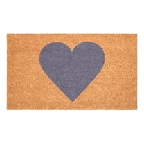 Calloway Mills Gray Heart Doormat