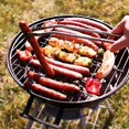 CACBBQ Sausage Turning Tongs for Cooking, BBQ Sausage Grill Tongs
