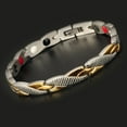 thumbnail image 1 of Fashionable Twisted Healthy Magnetic Bracelet Therapy Magnets Bracelets, 1 of 8