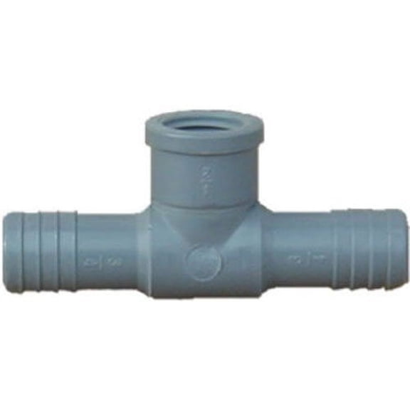 Genova Products Combination Tee Pipe Fitting - Easy Installation - 1" x 1" x 1/2"