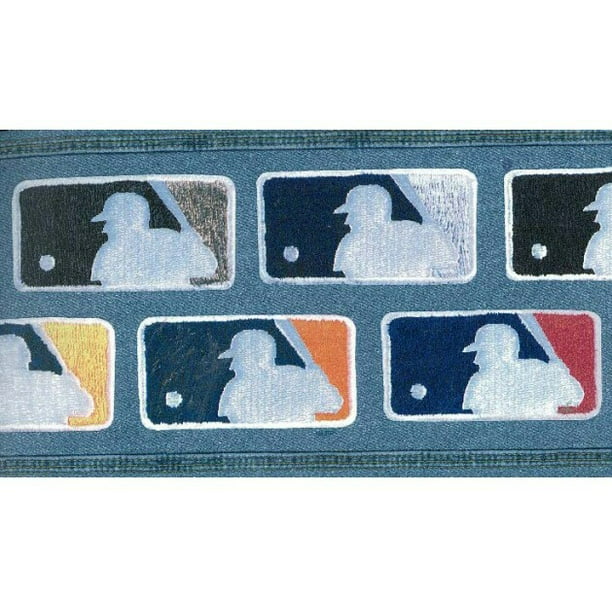 878997 Major League Baseball Mlb Logo Patches Wallpaper Border Walmart Com Walmart Com