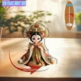 thumbnail image 5 of Rotating acrylic display featuring majestic Mazu in royal attire with golden crown and jade scepter embodying wisdom compassion and divine protection, 5 of 6