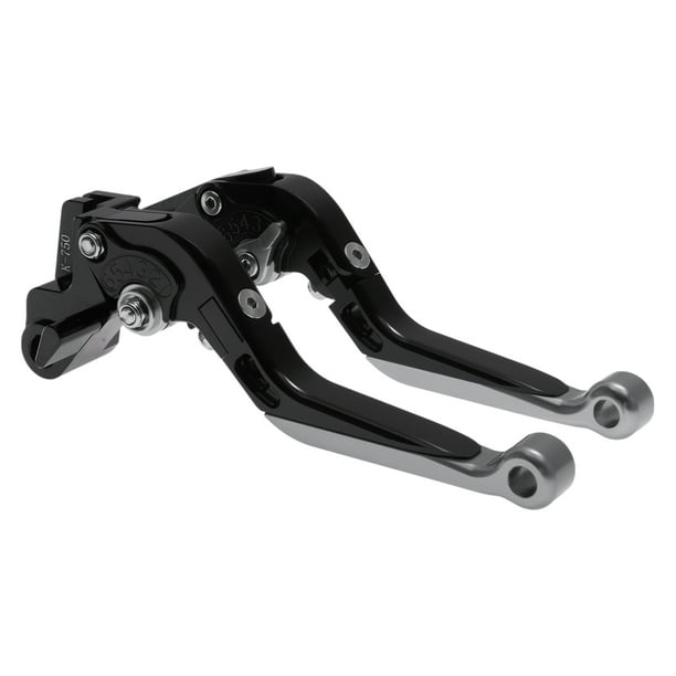 Palancas de freno y embrague cortas y largas para Kawasaki VERSYS 650 2015-2023, palanca de freno ajustable de motocicleta, aleación de aluminio, mango negro con extremo de titanio