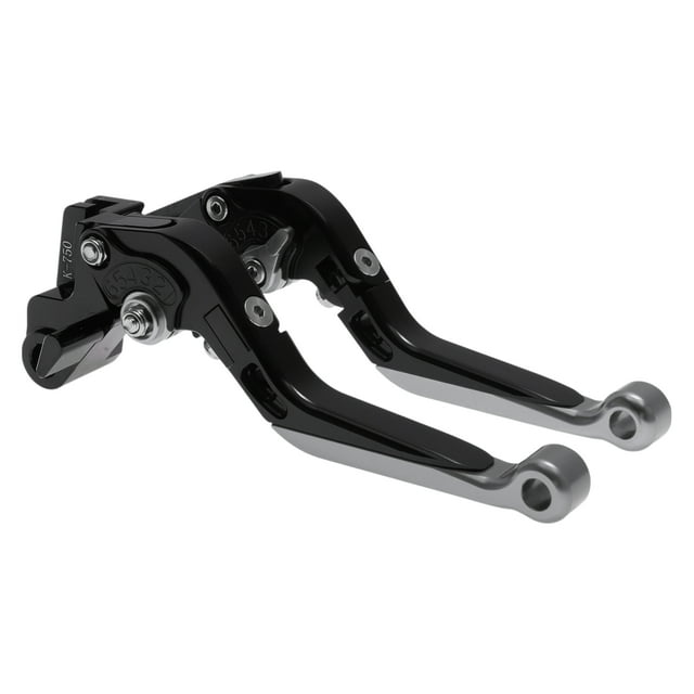 Palancas de freno y embrague cortas y largas para Kawasaki VERSYS 650 2015-2023, palanca de freno ajustable de motocicleta, aleación de aluminio, mango negro con extremo de titanio