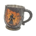 thumbnail image 4 of Taza de Halloween con asa ergonómica, regalo, elegante y versátil taza de café de resina para Halloween. Bruja, 4 of 9